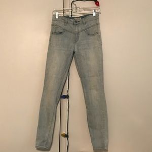 bullhead denim co high rise skinny jeans size 7